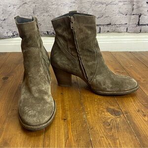 Paul green brown suede booties UK size 5, US size 7.5